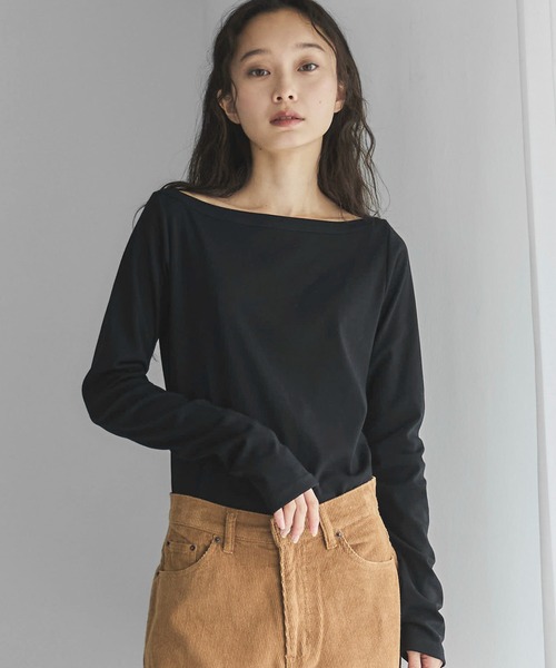 feepur（フェピュール） 長袖カットソー MEDIUM ブラック レディース