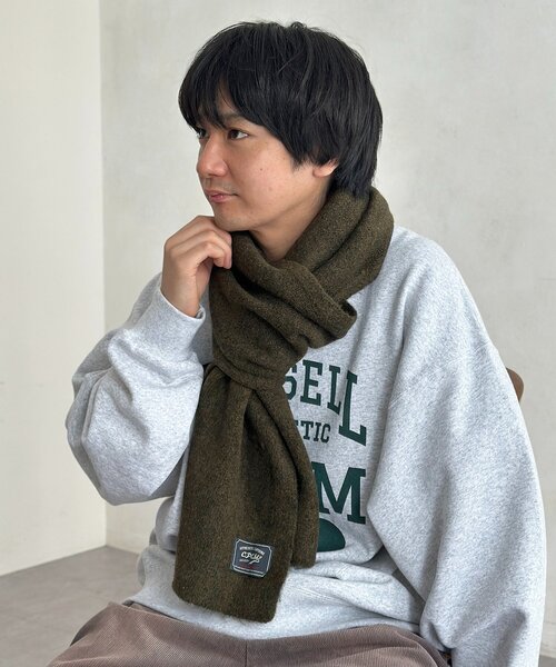 CPCM（シーピーシーエム） マフラー MIX糸モヘアタッチマフラー メンズ