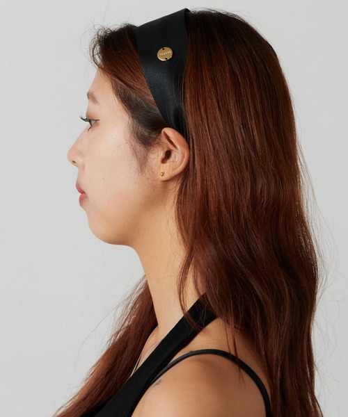 TRESSE（トレス） カチューシャ wide lether serre-tete ストラップ