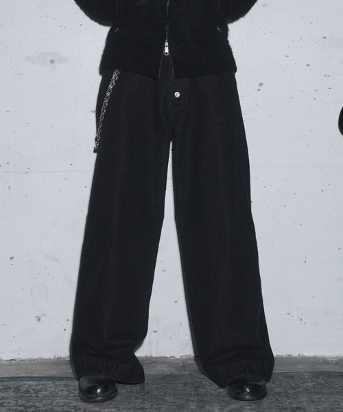 MUU STUDIO 立体的ワイドパンツ INTER FACTORY（インターファクトリー） ジーンズ takumu（MUU STUDIO