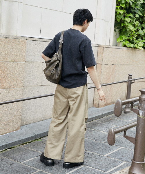 「BEN DAVIS」 半袖Tシャツ X-LARGE ライトグレー メンズ_画像5
