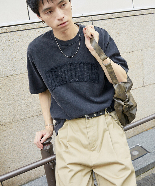 「BEN DAVIS」 半袖Tシャツ X-LARGE ライトグレー メンズ_画像7
