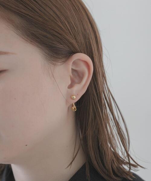 LAPUIS（ラピュイ） ピアス LAPUIS Drop Flow Coil ピアス レディース 
