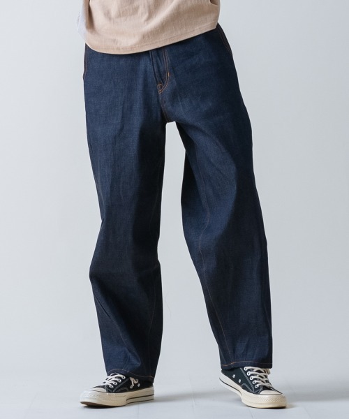ジーンズ rehacer : Calm Barrel Denim / カルム バレル デニム メンズ