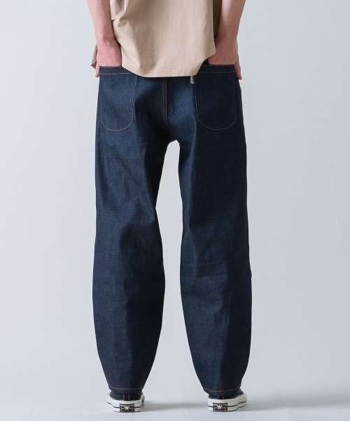 ジーンズ rehacer : Calm Barrel Denim / カルム バレル デニム メンズ