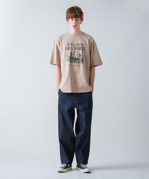 ジーンズ rehacer : Calm Barrel Denim / カルム バレル デニム メンズ