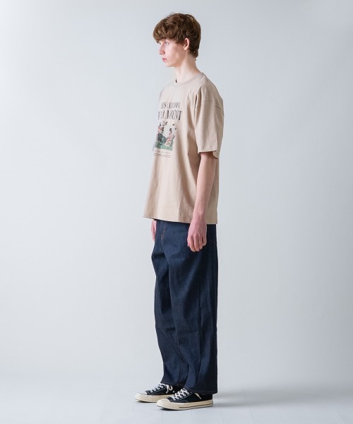 ジーンズ rehacer : Calm Barrel Denim / カルム バレル デニム メンズ