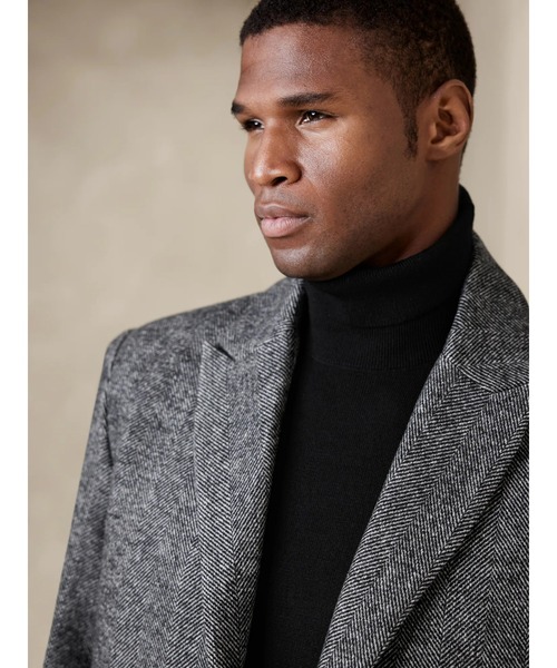 「BANANA REPUBLIC FACTORY STORE」 タートルネックニット X-LARGE グレー メンズ_画像2