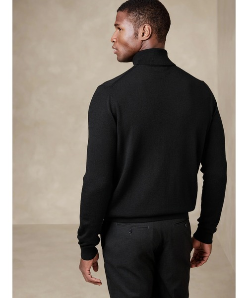 「BANANA REPUBLIC FACTORY STORE」 タートルネックニット X-LARGE グレー メンズ_画像3