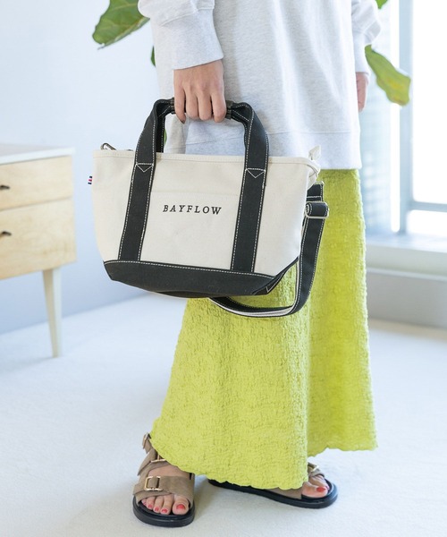 「BAYFLOW」 2WAYバッグ FREE グレー レディース_画像2