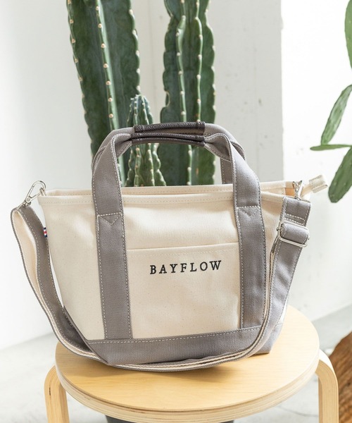 「BAYFLOW」 2WAYバッグ FREE グレー レディース_画像5