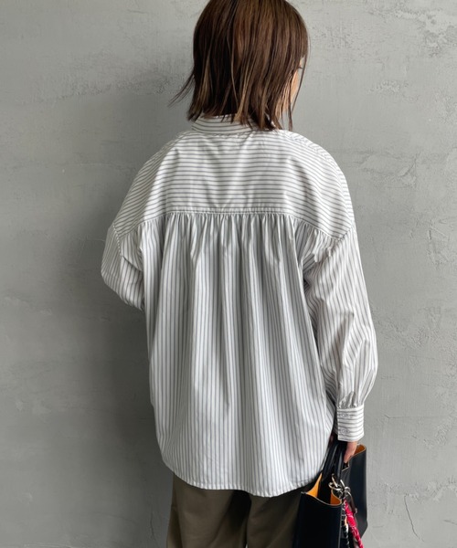 「JF Ready Made」 長袖シャツ F オフホワイト レディース_画像4