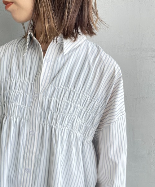 「JF Ready Made」 長袖シャツ F オフホワイト レディース_画像8