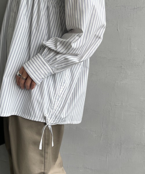 「JF Ready Made」 長袖シャツ F オフホワイト レディース_画像9