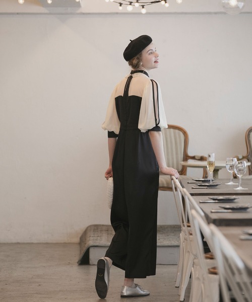 「BONLECILL noir」 オールインワン S～Ｍ ブラック レディース_画像8