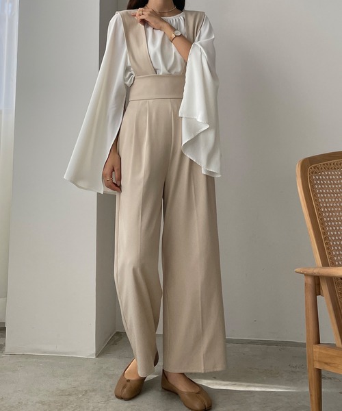 「Louere」 パンツ SMALL アイボリー レディース_画像2