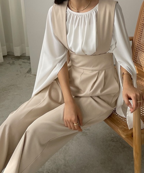 「Louere」 パンツ SMALL アイボリー レディース_画像4