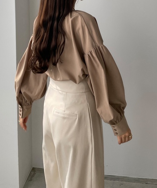 「Louere」 パンツ SMALL アイボリー レディース_画像9