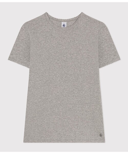 「PETIT BATEAU」 半袖カットソー SMALL ホワイト レディース_画像3