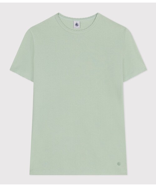 「PETIT BATEAU」 半袖カットソー SMALL ホワイト レディース_画像5