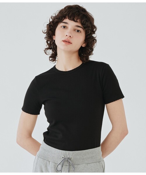 「PETIT BATEAU」 半袖カットソー SMALL ホワイト レディース_画像6