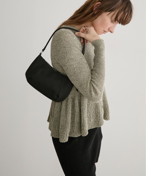 LOSCa ショルダーバッグ バッグ マットスキンフェイクレザーミニバッグ