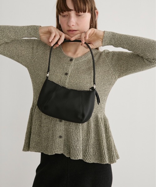 LOSCa ショルダーバッグ バッグ マットスキンフェイクレザーミニバッグ