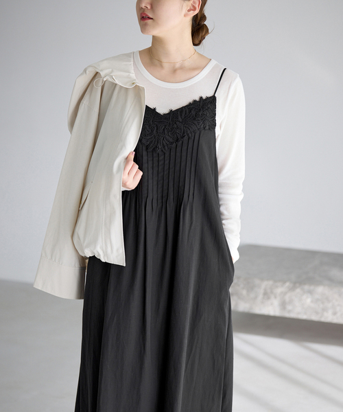 IENA（イエナ） ワンピース 「WEB限定/追加」レースキャミソール