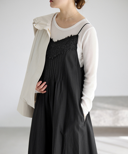 IENA（イエナ） ワンピース 「WEB限定/追加」レースキャミソール