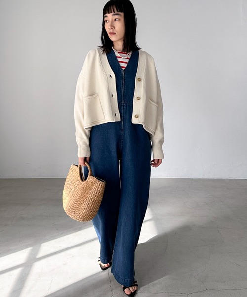 「DOUX ARCHIVES」 カーディガン FREE ラベンダー レディース_画像4