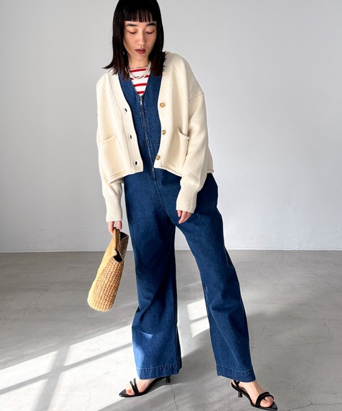 「DOUX ARCHIVES」 カーディガン FREE ラベンダー レディース_画像6