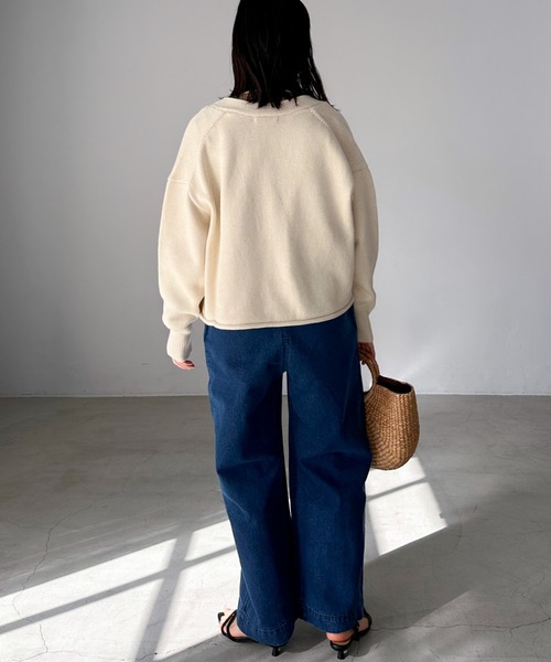 「DOUX ARCHIVES」 カーディガン FREE ラベンダー レディース_画像8