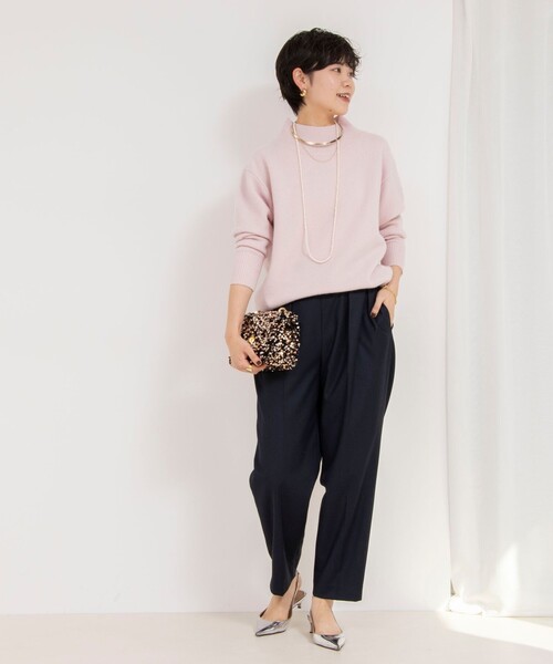 「NOLLEY'S」 長袖ニット 38 ベビーピンク レディース_画像2