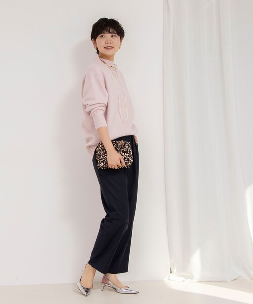 「NOLLEY'S」 長袖ニット 38 ベビーピンク レディース_画像4