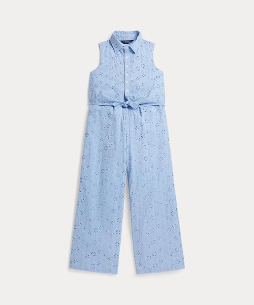 アイレット コットン ボクシー シャツ ＆ パンツ キッズ 子供服 女の子