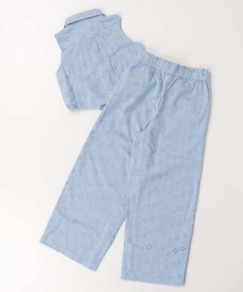 アイレット コットン ボクシー シャツ ＆ パンツ キッズ 子供服 女の子_4