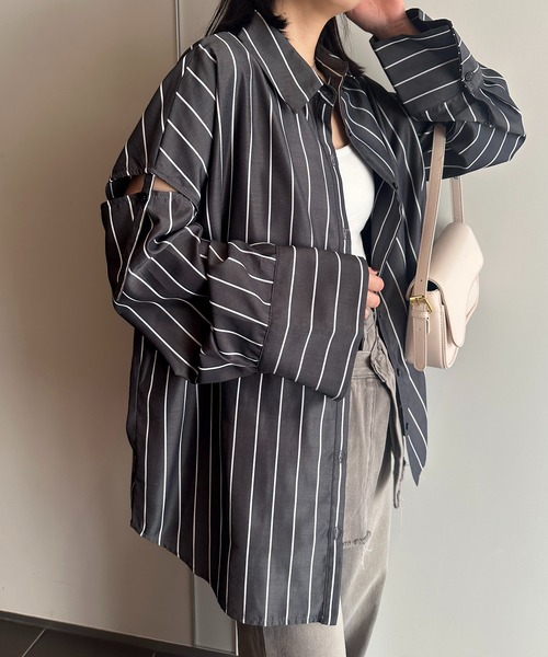 「solleim」 長袖シャツ M ブルー レディース_画像5
