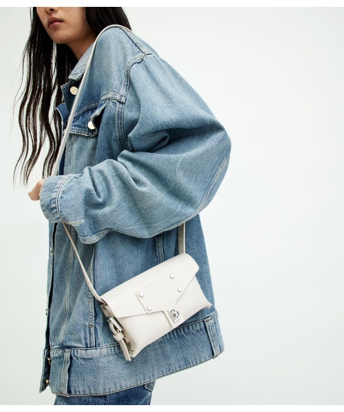 「ALLSAINTS」 ショルダーバッグ ONE SIZE ホワイト系その他 レディースの画像
