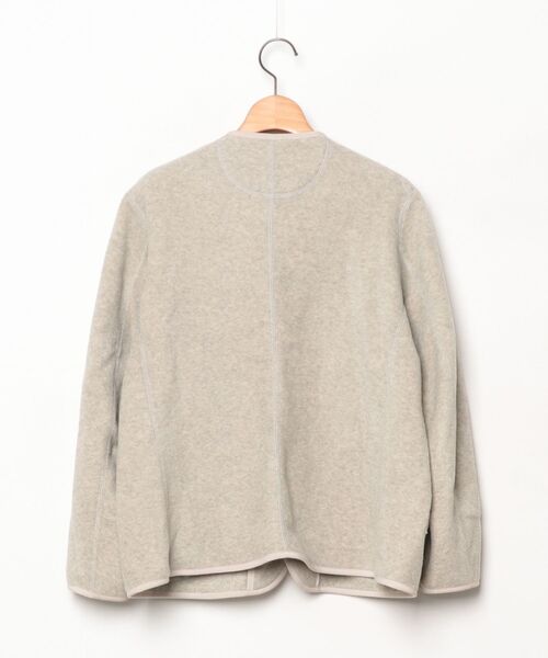 DANTON グレー ノーカラージャケット　 36サイズ Danton（ダントン） ノーカラージャケット 36 グレー レディース