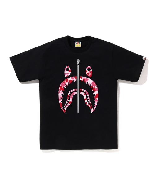 【大人気】アベイシングエイプ APE シャーク ブラック 半袖 Tシャツ 【L】 A BATHING APE（アベイシングエイプ） シャーク Tシャツ 半袖 両面
