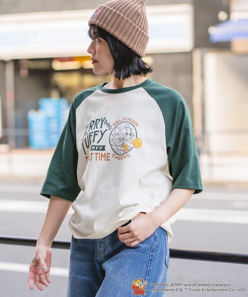 tシャツ 「TOM＆JERRY/トムとジェリー」「軽やかな着心地でお出掛けに