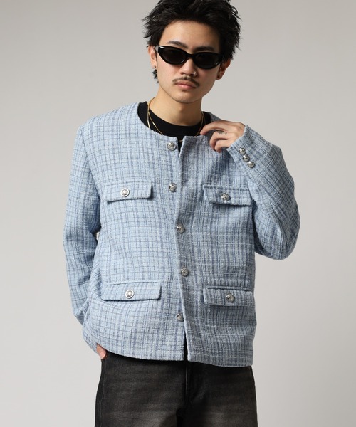 REGIEVO（レジエボ） ジャケット ノーカラージャケット 入学式 ノー
