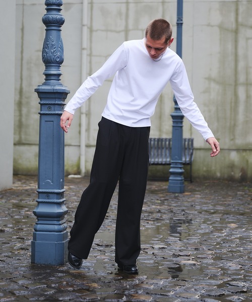 Regen Glanz スラックス 2 tuck straight slacks / ツータック