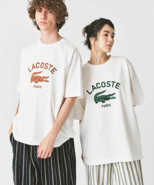 LACOSTE 417 EDIFICE 別注 プリントTシャツ LACOSTE / ラコステ】 417