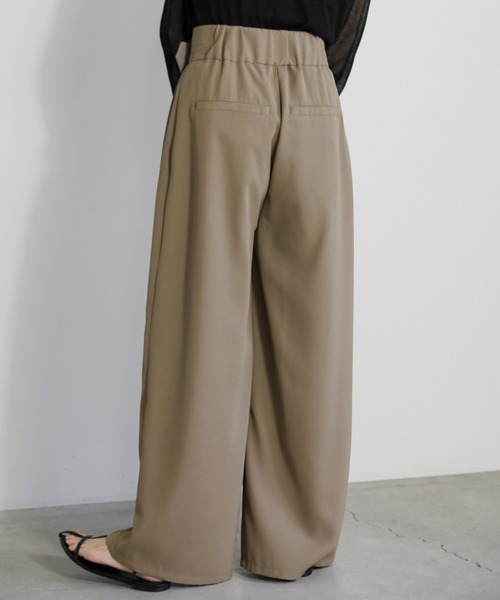 「select MOCA」 スラックス SMALL グレイッシュベージュ レディース_画像9