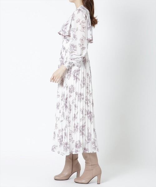 「WILLSELECTION」 7分袖ワンピース MEDIUM パープル系その他 レディース