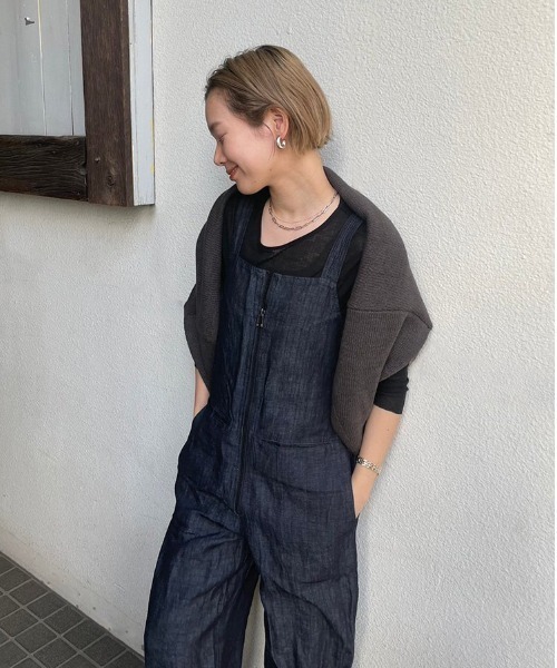 TODAYFUL 「TODAYFUL」 オーバーオール 38inch ネイビー レディース