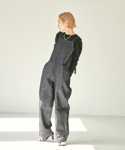 TODAYFUL 「TODAYFUL」 オーバーオール 38inch ネイビー レディース