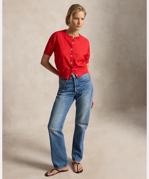 RalphLauren(ラルフローレン) カーディガン サイズM レディース美品  - レッド 楽天市場】ラルフローレン カーディガン（カラーレッド）（レディース