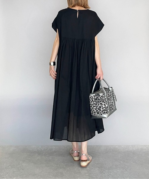 「PICCIN」 半袖ワンピース M ブラック レディース_画像6
